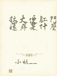 拉大便肛门出血还疼是什么原因