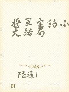 将军家的小娘子大结局