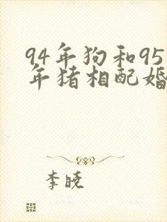 94年狗和95年猪相配婚姻如何