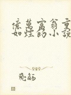 亿万富翁重生柳如烟的小说