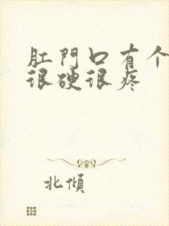 肛门口有个肉球很硬很疼封面