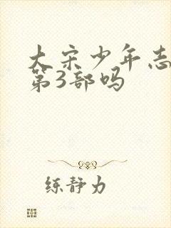 大宋少年志还有第3部吗封面