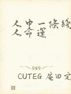 人中一条线的女人命运