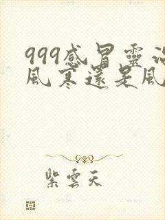 999感冒灵治风寒还是风热