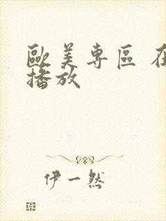 欧美专区 在线播放