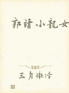 郭靖小龙女后传