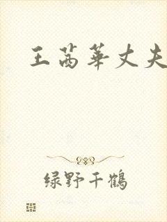 王茜华丈夫资料