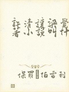 许清让梁觉深原著小说叫什么名字