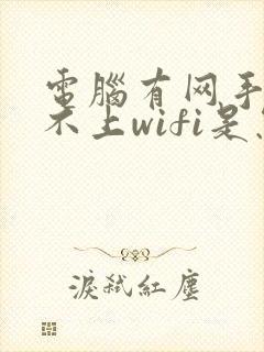 电脑有网手机连不上wifi是怎么回事