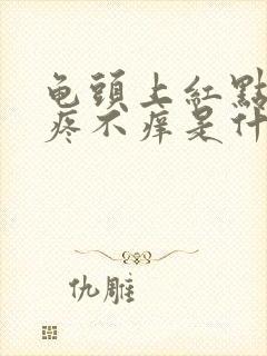 龟头上红点点不疼不痒是什么封面