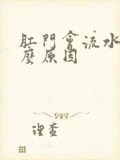 肛门会流水是什么原因