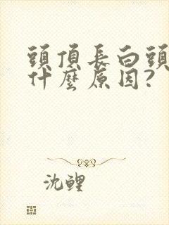 头顶长白头发是什么原因?