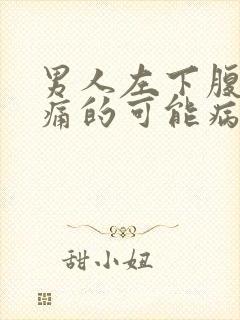 男人左下腹部疼痛的可能病因封面