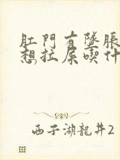 肛门有坠胀感老想拉屎吃什么药