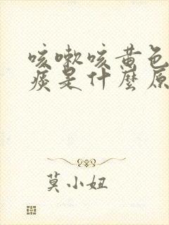 咳嗽咳黄色粘稠痰是什么原因