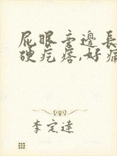 屁眼旁边长了个硬疙瘩,好痛封面