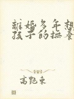 离婚多年想要回孩子的抚养权