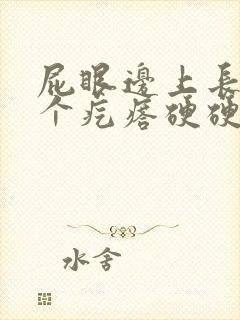 屁眼边上长了一个疙瘩硬硬的疼