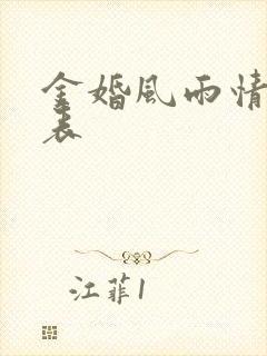 金婚风雨情演员表