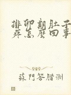 排卵期肚子有点疼怎么回事封面