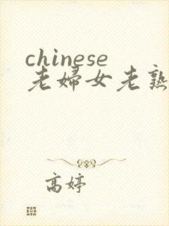 chinese老妇女老熟妇hd封面