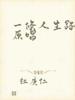 一条人生路歌曲原唱封面