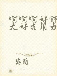 啊啊啊好舒服好大好爽用力