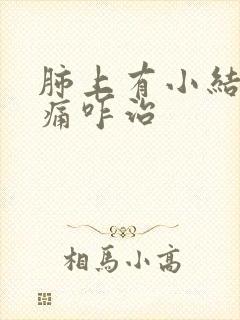 肺上有小结节胸痛咋治