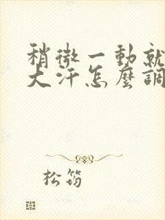 稍微一动就满头大汗怎么调理