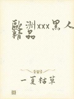 欧洲xxx黑人精品