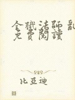 全职法师 乱 免费阅读封面