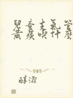 儿童支气管炎咳黄痰吃什么药