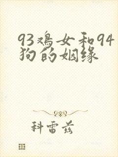 93鸡女和94狗的姻缘