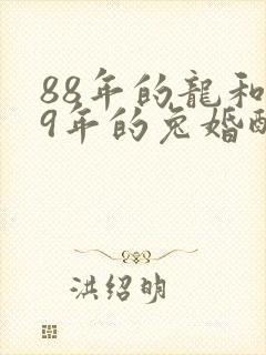 88年的龙和99年的兔婚配好吗封面