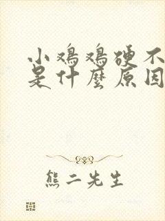 小鸡鸡硬不起来是什么原因