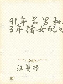 91年羊男和83年猪女配吗封面