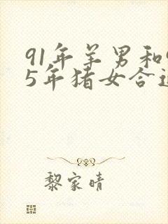 91年羊男和95年猪女合适吗