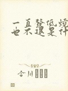 一直发低烧打针也不退是什么原因封面