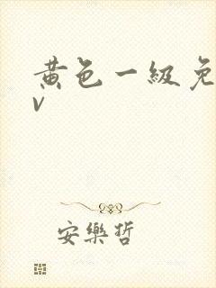 黄色一级免费av