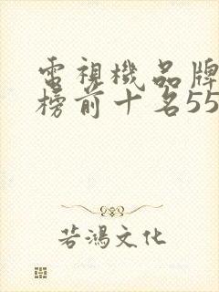 电视机品牌排行榜前十名55寸