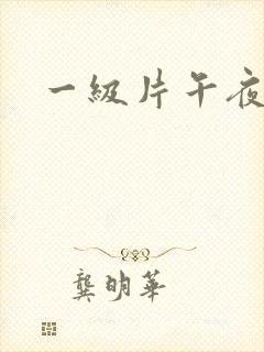 一级片午夜影院