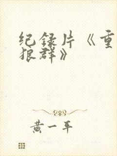 纪录片《重返·狼群》