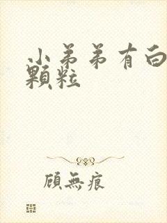 小弟弟有白色小颗粒