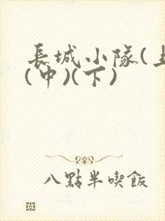 长城小队(上)(中)(下)