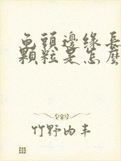 龟头边缘长了白颗粒是怎么回事封面