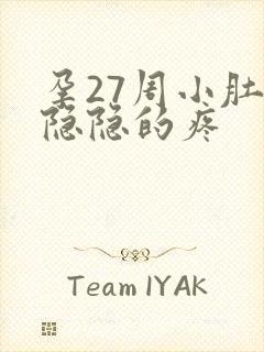 孕27周小肚子隐隐的疼