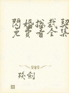 闪婚总裁契约妻免费看全集