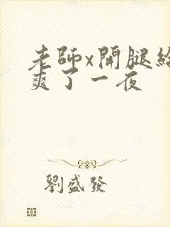 老师x开腿给我爽了一夜