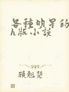 各种明星的综艺h版小说