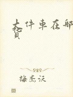 大件车在哪里找货封面